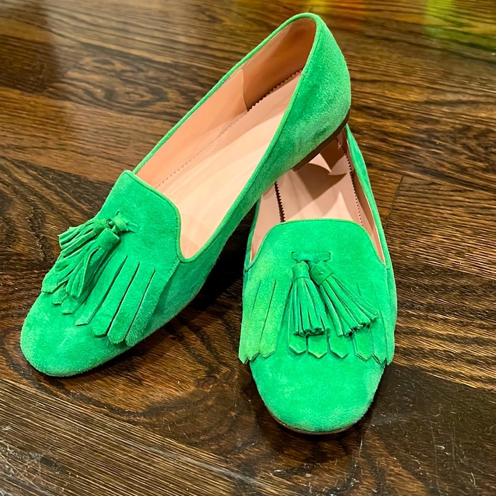 Green Suede Loafer